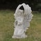 15.25" Angel Kneeling in Prayer Outdoor Garden Statue